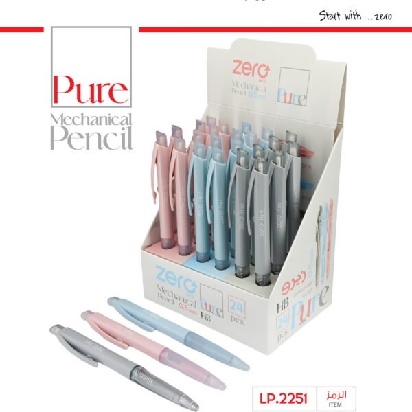 زيرو قلم رصاص كباس - pure - ملون LP.2251