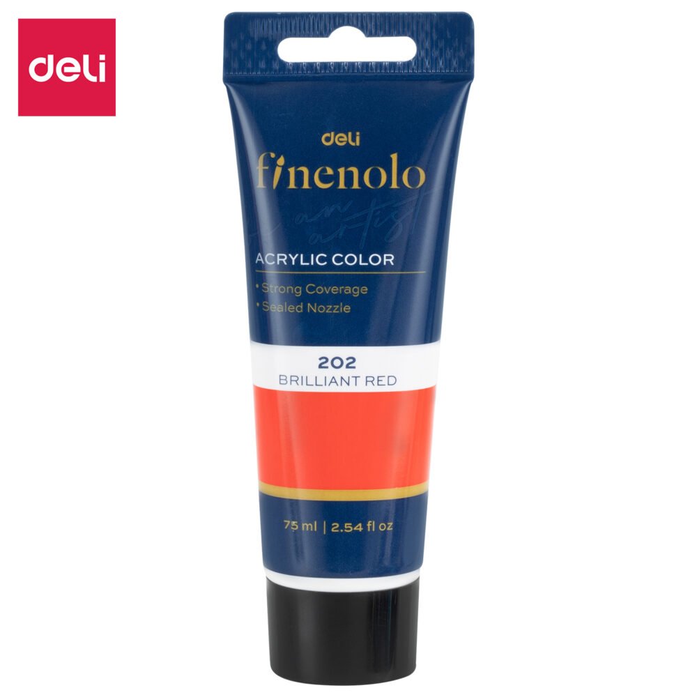 ديلي عصارة تلوين سائل أكريليك - 75 مل - أحمر لامع - EC75-BE