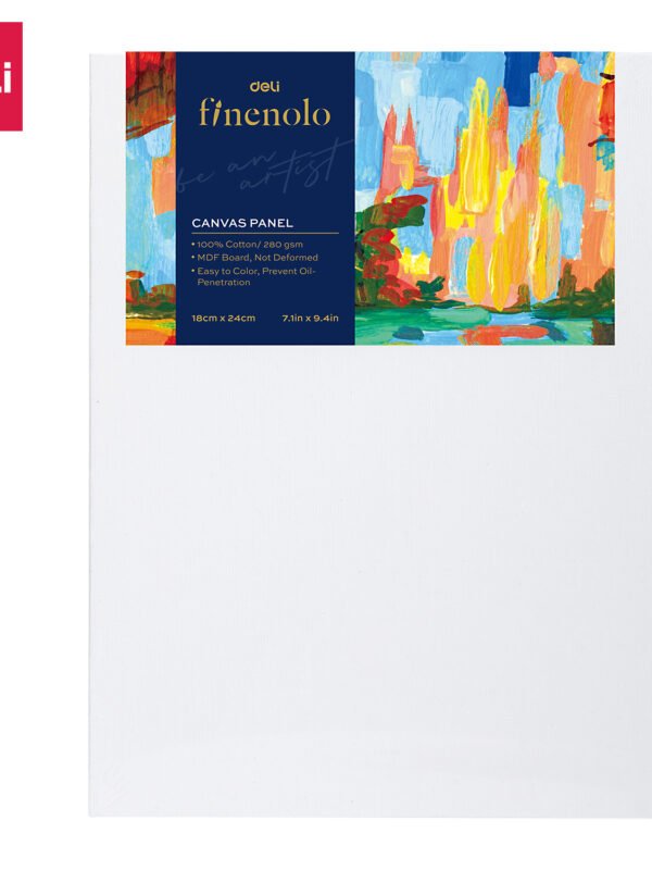 ديلي لوحة كانفاس - قياس 18*24 سم - 100% قطن - أبيض - EC280-1