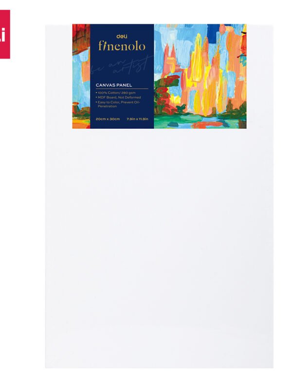 ديلي لوحة كانفاس - قياس 30*20 سم - 100% قطن - أبيض - EC280-3