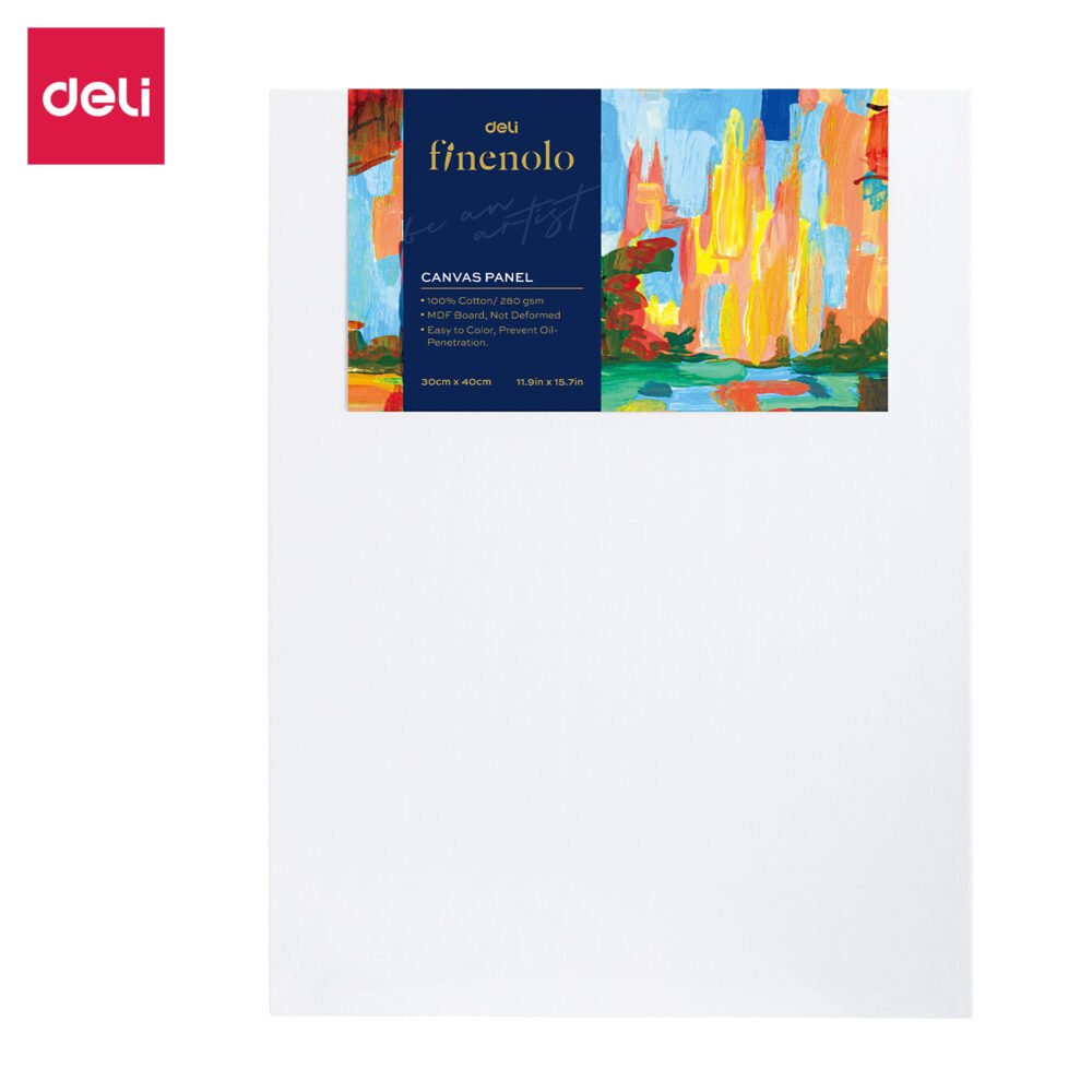 ديلي لوحة كانفاس - قياس 30*40 سم - 100% قطن - أبيض - EC280-5