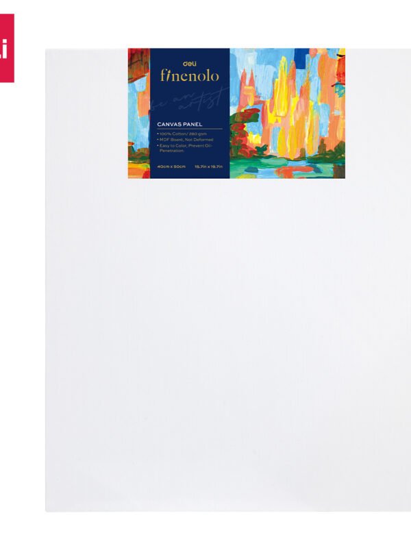 ديلي لوحة كانفاس - قياس 50*40 سم - 100% قطن - أبيض - EC280-6