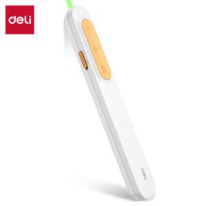 ديلي مؤشر ليزر - ضوء أخضر - C&USB-A - تحكم 100 متر - أبيض - ES002-G