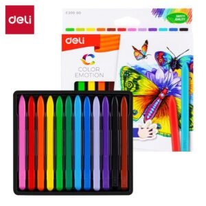 ديلي أقلام تلوين بلاستيك كرايون مثلث - كالار إيموشن - 12 لون EC20000