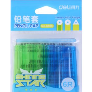 ديلي غطاء قلم رصاص - 45*13مم - 6 قطع - ألوان مختلفة - E0508
