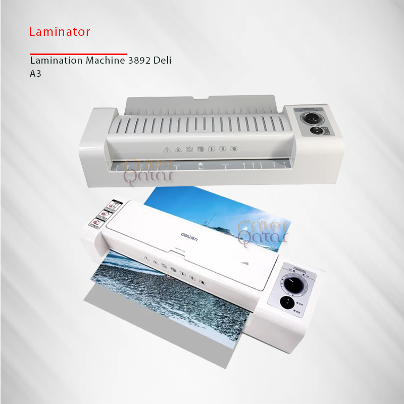 ديلي آلة تجليد حراري - سرعة 30 سم/دقيقة - قياس A3 - رمادي E3892-EU