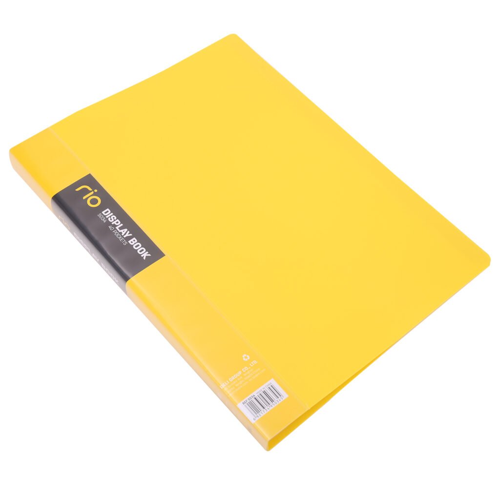 ديلي مصنف كتاب - 40 صفحة - قياس A4 - ألوان نيون (أزرق/ أحمر/ أخضر/ أصفر/ برتقالي) - E5034