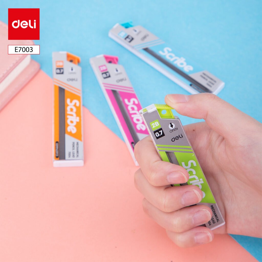 E7003-0 ديلي غيار قلم رصاص كباس - 2B - قطعة 20 غيار - طول 0.5mm - 6cm E7003