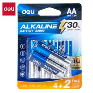 ديلي بطارية AA ألكالاين - 4+2 قطعة - 1.5v - أزرق - E82900