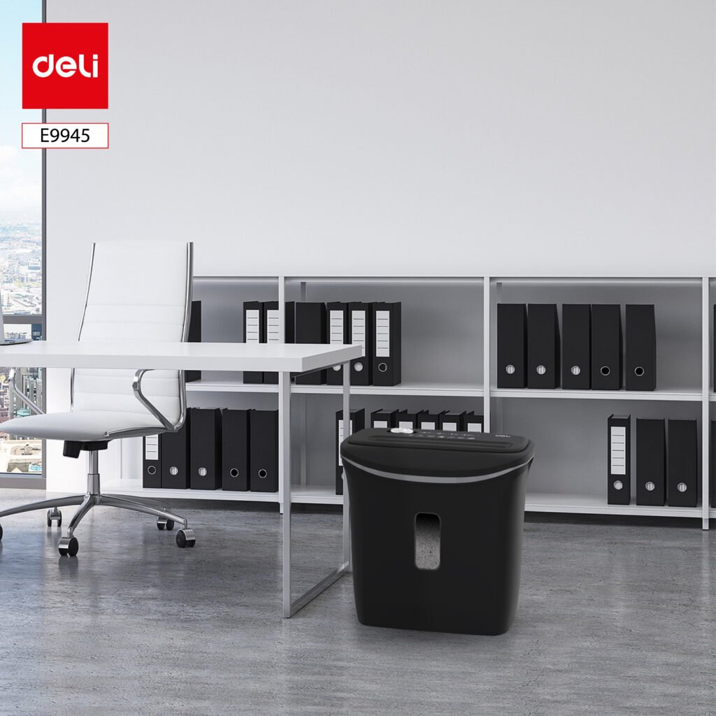 ديلي تلافة ورق قياس A4 - قدرة 6 ورقة - تلف مستمر 2 دقيقة - خزان سعة 12 لتر - أسود E9945