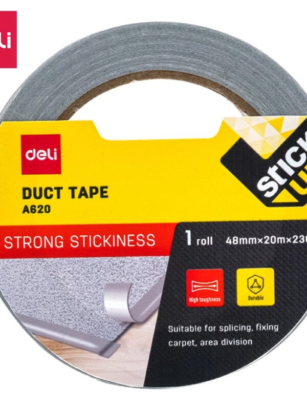 EA620 (2) ديلي بكرة شريط لاصق 20 متر - قماش - عرض 48 مم - فضي EA620