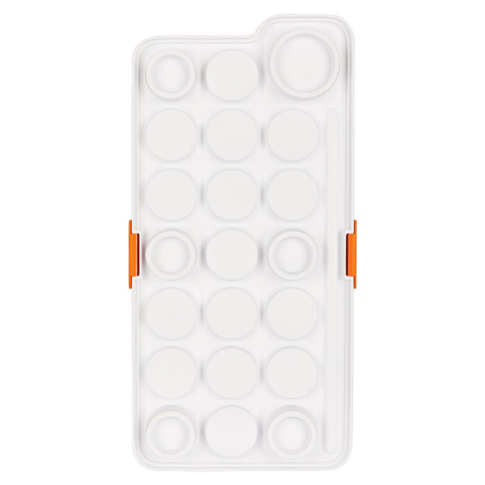 ديلي تلوين مائي حجري - كريستال - قطر دائرة اللون 28 مم - 21 لون - مع فرشاة EC10-21