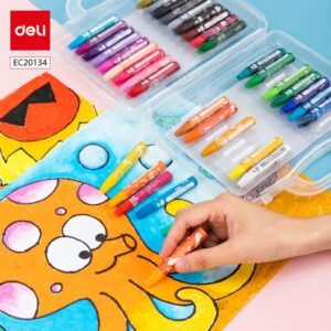 ديلي أقلام تلوين أويل باستل سداسي - كالار إيموشن - بوكس بلاستيك 36 لون EC20134