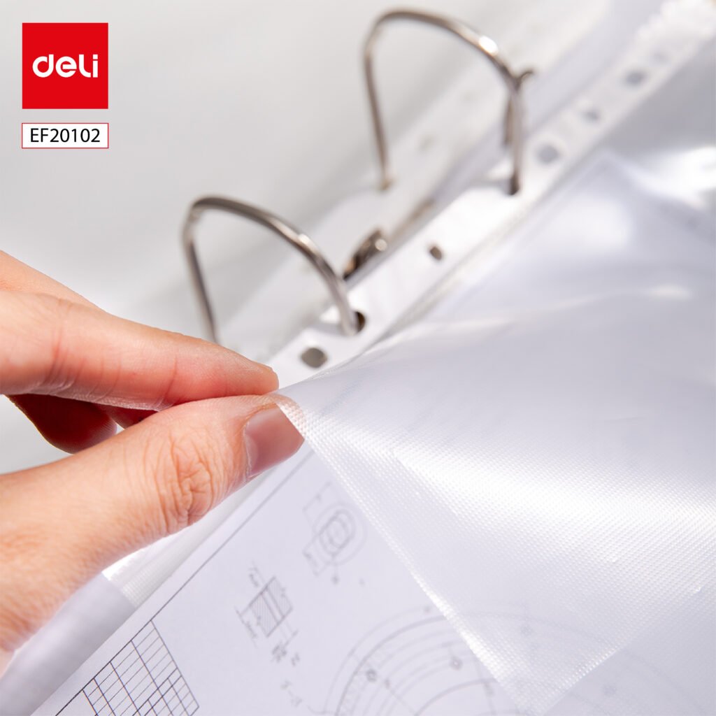 EF20102 ديلي مصنف مثقب - قياس A4 - سماكة μm40 - شفاف - EF20102