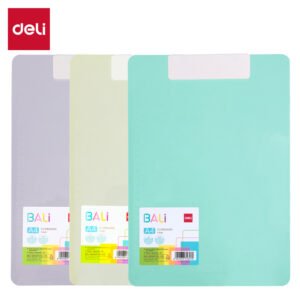 ديلي مسند ورق بلاستيك - علاقة معدن - قياس A4 - أزرق / أصفر /نهدي - EF408