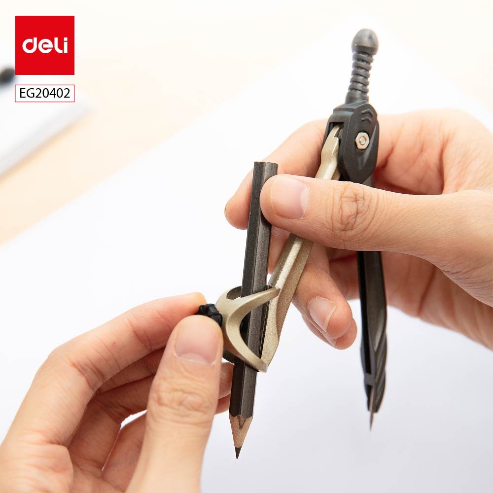 EG20402 ديلي بيكار معدن - قطر أقصى 28 سم - فضي + ذهبي - مع قلم رصاص - EG20402