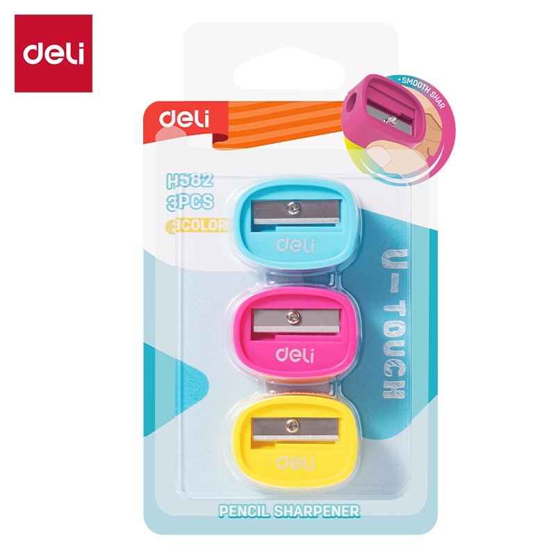 ديلي مبراة - ظرف 3 مبراة - ألوان مختلفة - EH582