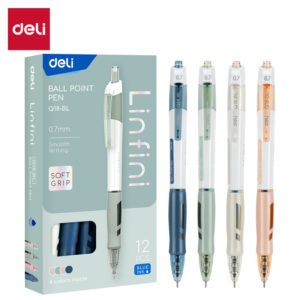 ديلي قلم حبر جاف كباس - بدن ملون - 0.7 مم - أزرق - EQ18-BL