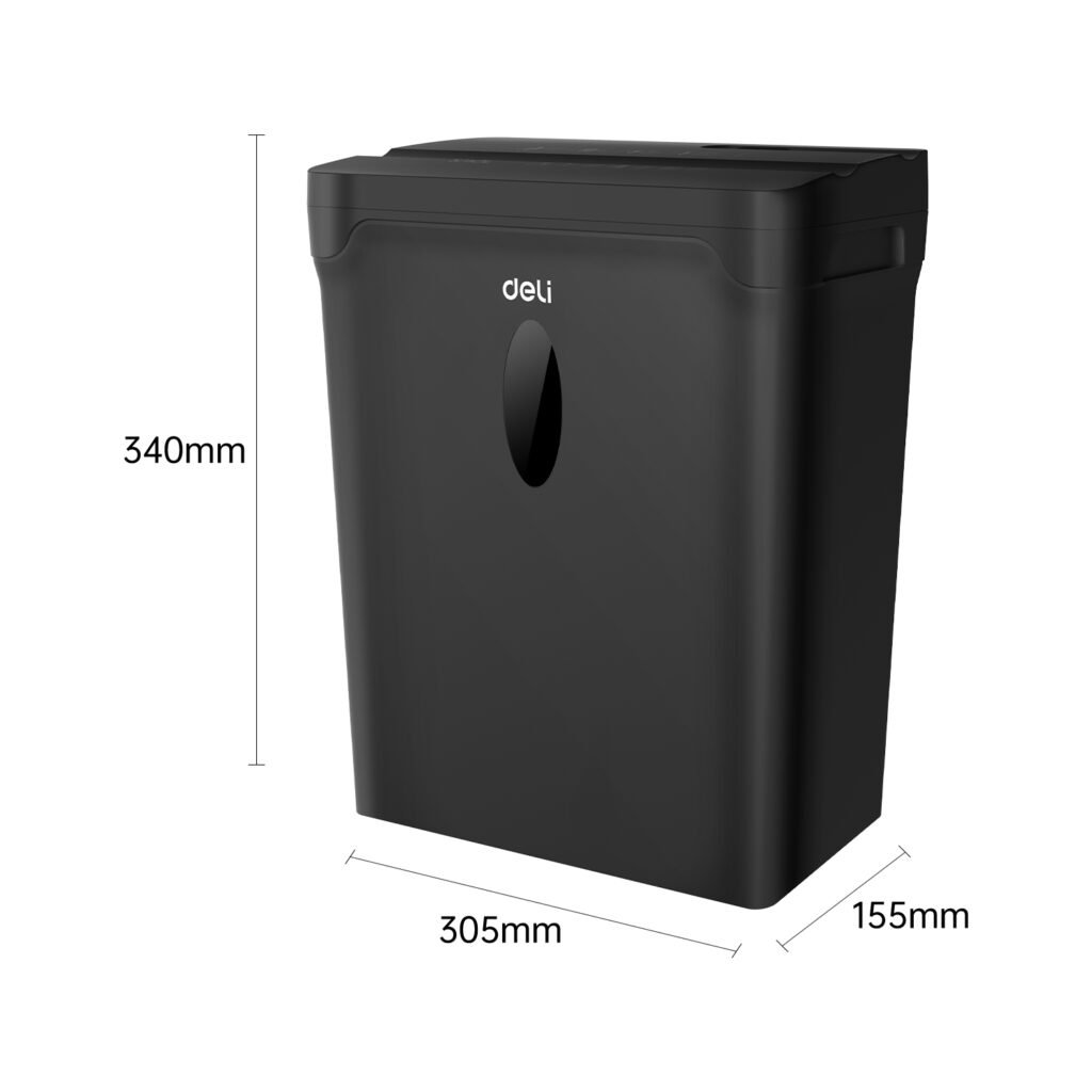 ديلي تلافة ورق قياس A4 - قدرة 5 ورقة - تلف مستمر 2 دقيقة - خزان سعة 10 لتر - أسود ET014