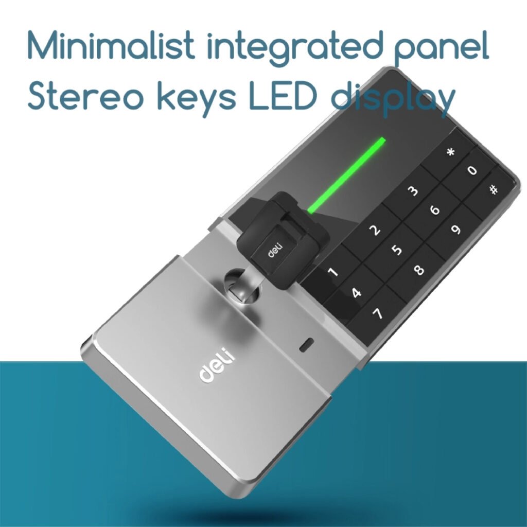 ديلي خزنة معدنية - حماية (أرقام -مفتاح) - 80*48*42 سم - أسود - ET553