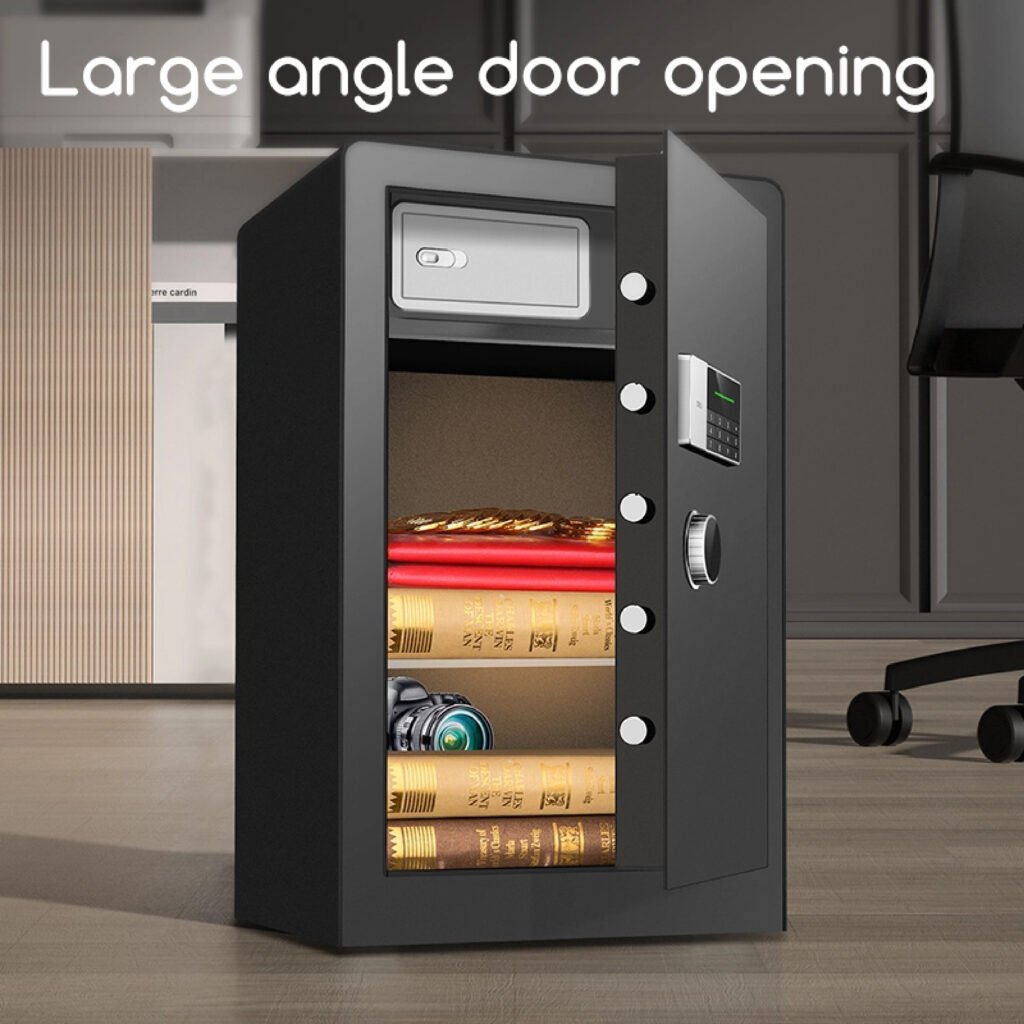 ديلي خزنة معدنية - حماية (أرقام -مفتاح) - 80*48*42 سم - أسود - ET553