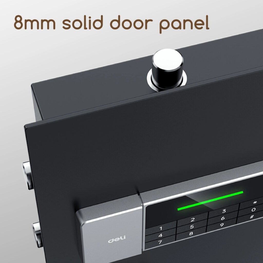 ديلي خزنة معدنية - حماية (أرقام -مفتاح) - 80*48*42 سم - أسود - ET553