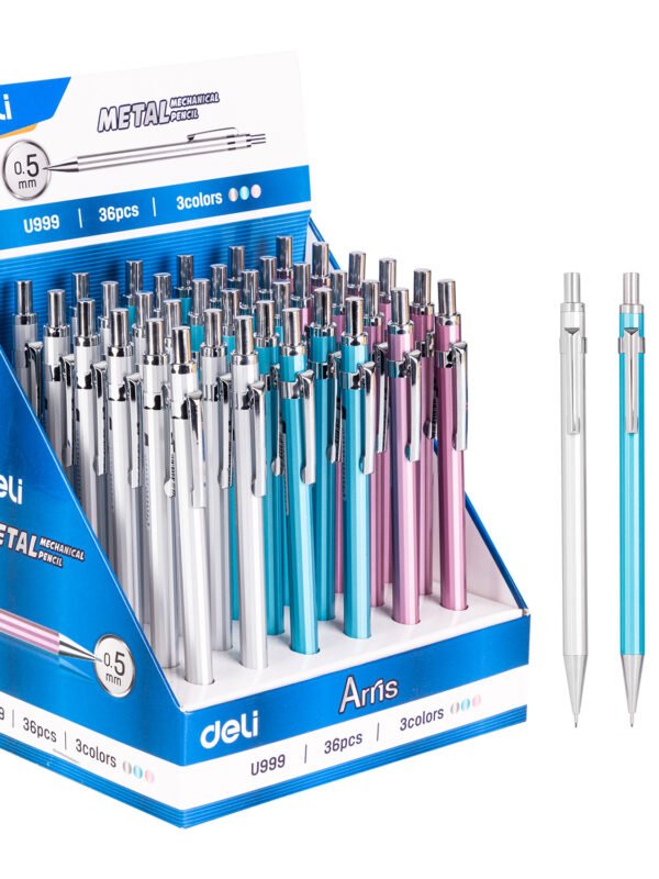 ديلي قلم رصاص كباس - 0.5 مم - بدن معدن ألوان مختلفة - EU999