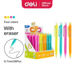 ديلي قلم رصاص كباس 0.7 مم - بدن بلاستيك ألوان مختلفة - EU60300