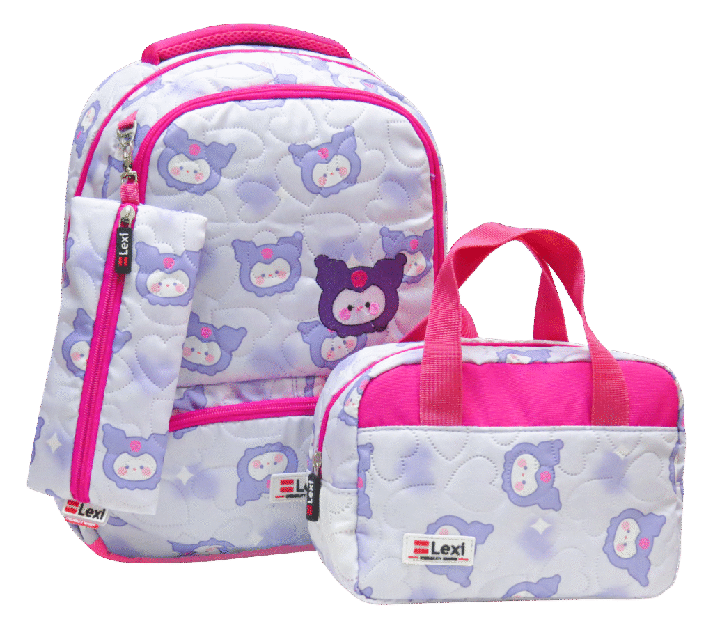 حقيبة مدرسية "ليكسي" – طقم 3 قطع – LP.4303-SET