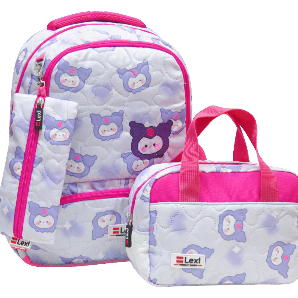 حقيبة مدرسية "ليكسي" – طقم 3 قطع – LP.4303-SET