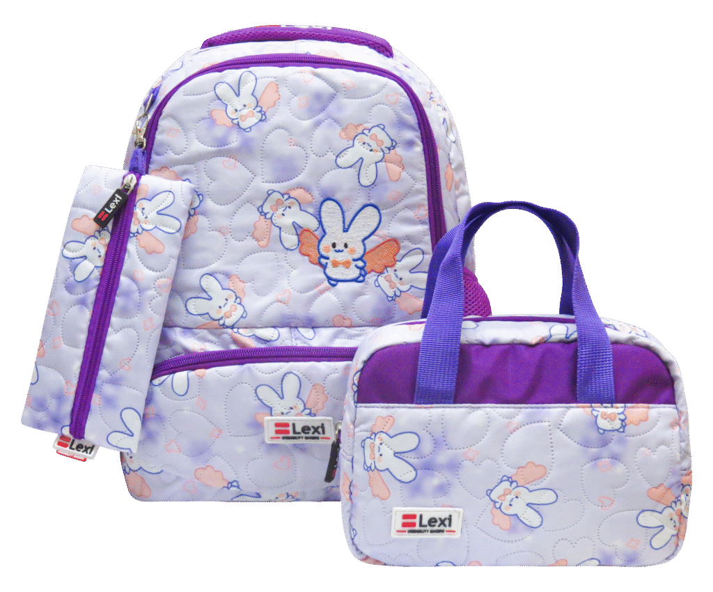حقيبة مدرسية "ليكسي" – طقم 3 قطع – LP.4303-SET