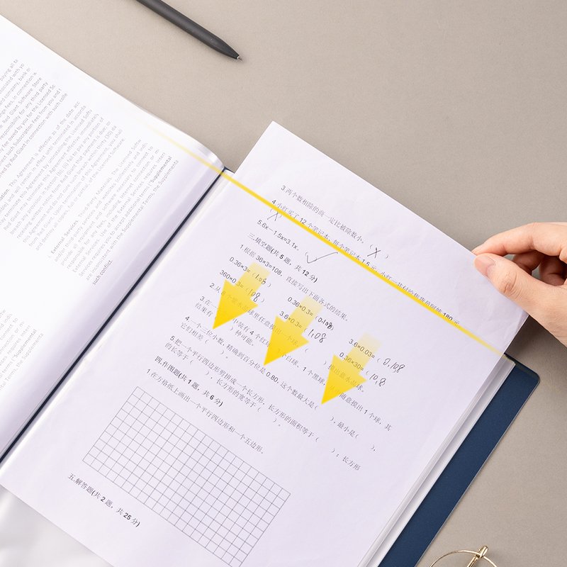 ديلي مصنف كتاب سادة - 30 صفحة - قياس A4 - رمادي - P63-30