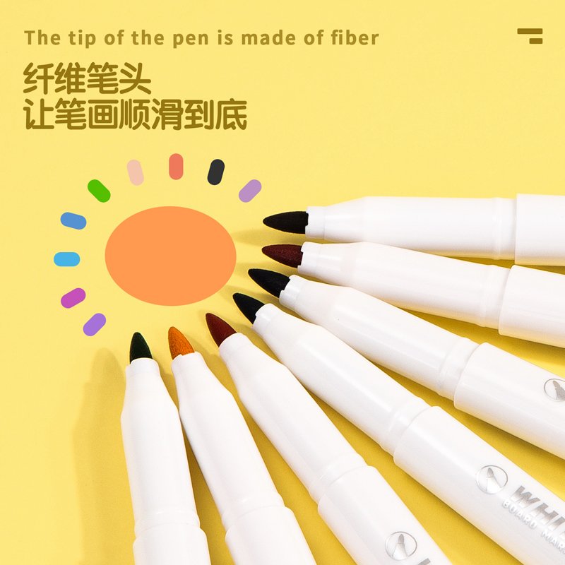 ديلي قلم سبورة بيضاء - قياس 1 مم - 8 ألوان S504