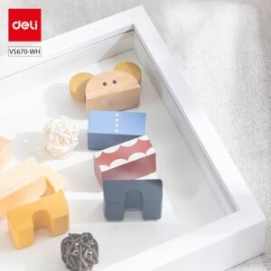 ديلي برواز صور - مع قاعدة للتثبيت - 6*6 - أسود -VS670-WH