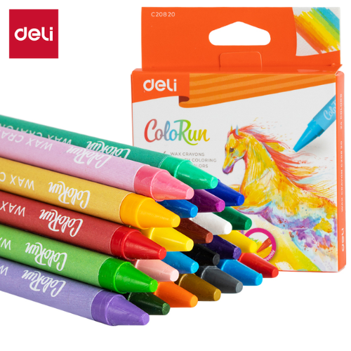 ديلي أقلام تلوين شمع دائري - كالاران - 24 لون EC20820