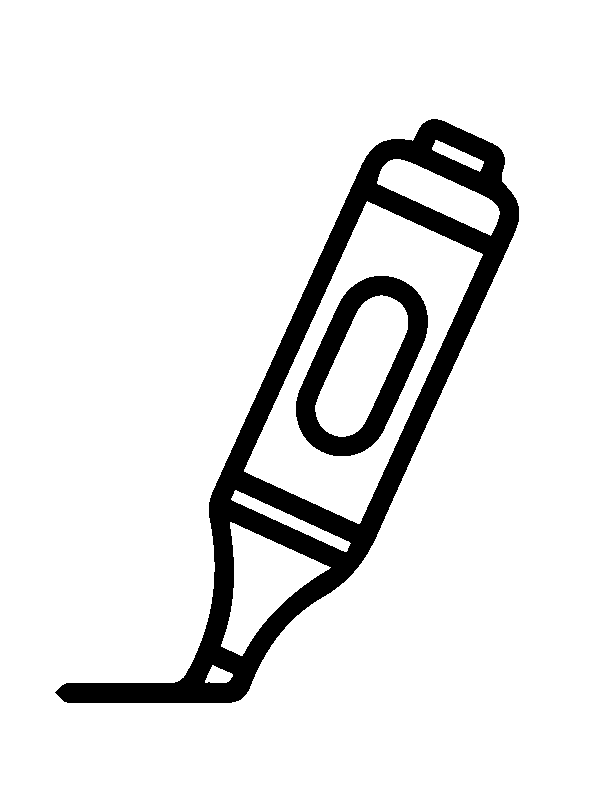 زدني أقلام تلوين - بلاستيك أسود قصير - 12 لون LP.4312