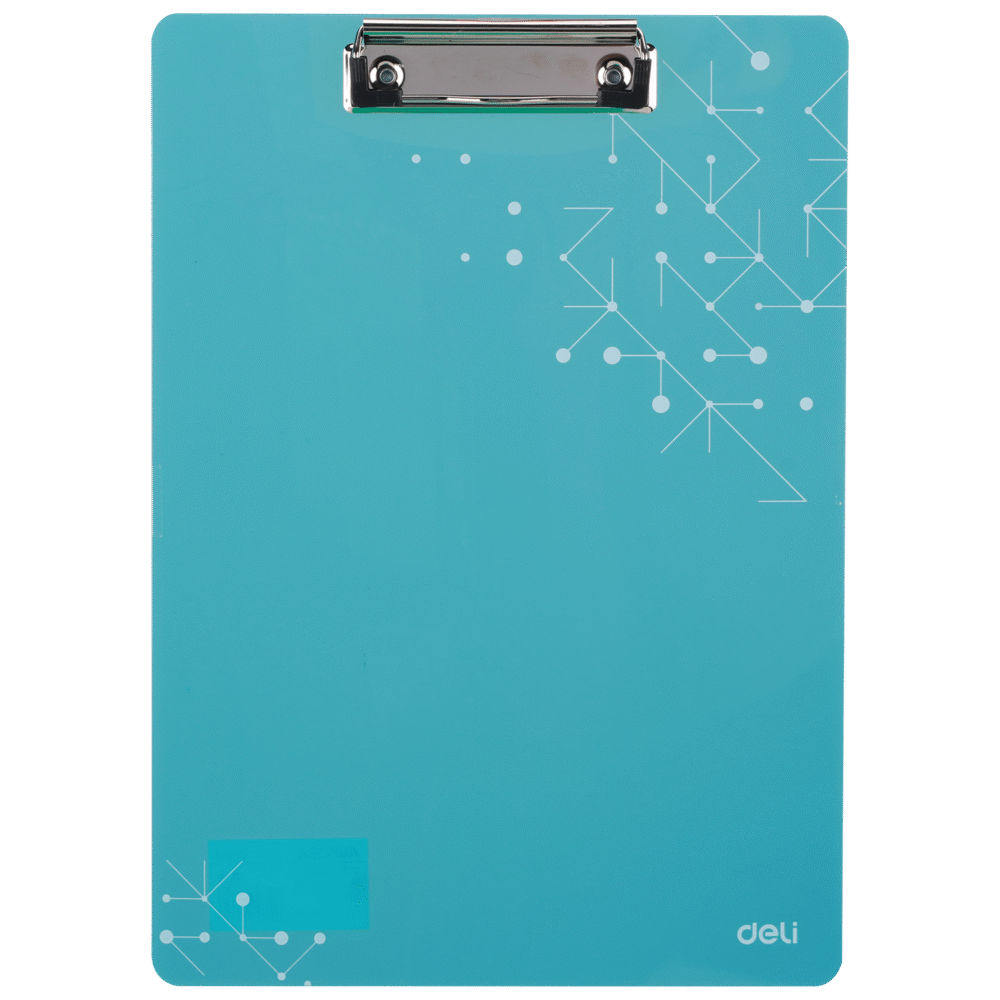 ديلي مسند ورق بلاستيك - علاقة معدن - قياس A4 - أزرق - EF75632