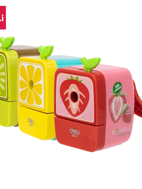 1 ديلي مبراة مانويل - درج خزان - قياس 86*55*83 مم - ألوان مختلفة - E0671