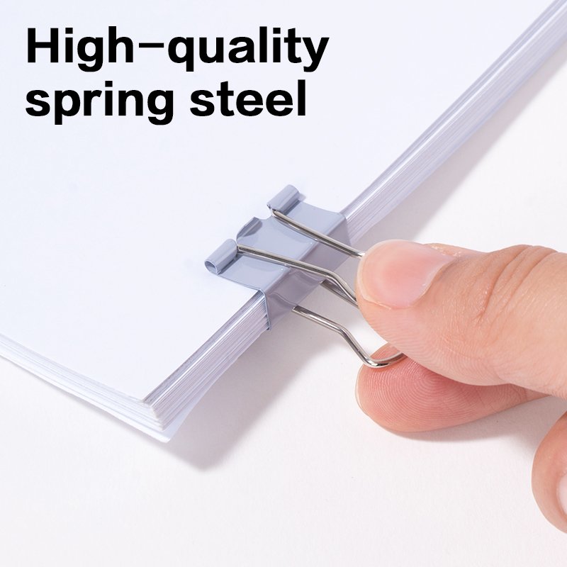 ديلي ملقط ورق - نمرة 5 - 19 مم - أحمر/أصفر/أخضر/أزرق - E8555C