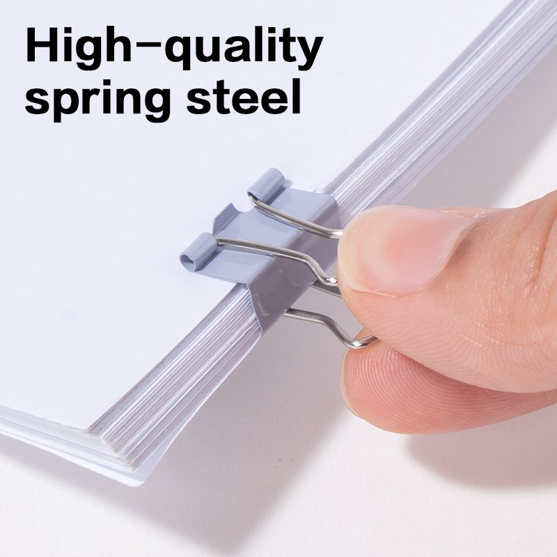 ديلي ملقط ورق - نمرة 6 - 15 مم - أحمر/أصفر/أخضر/أزرق - E8556C