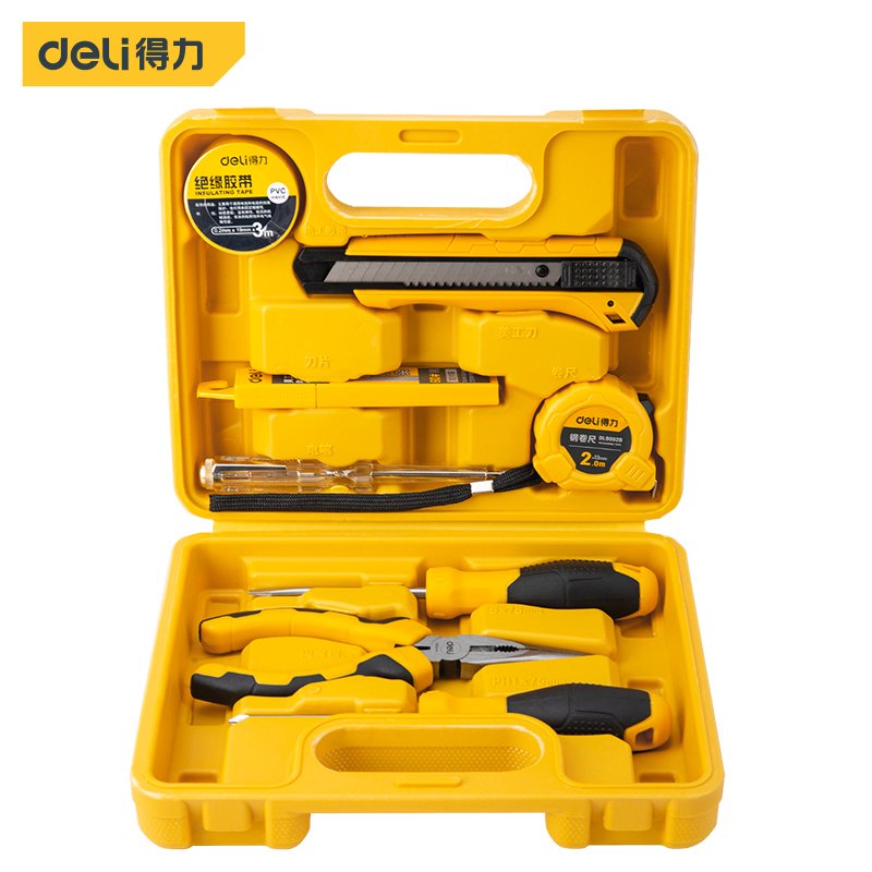 ديلي مجموعة عدد صناعية - 8 قطع - أصفر - DL1008J