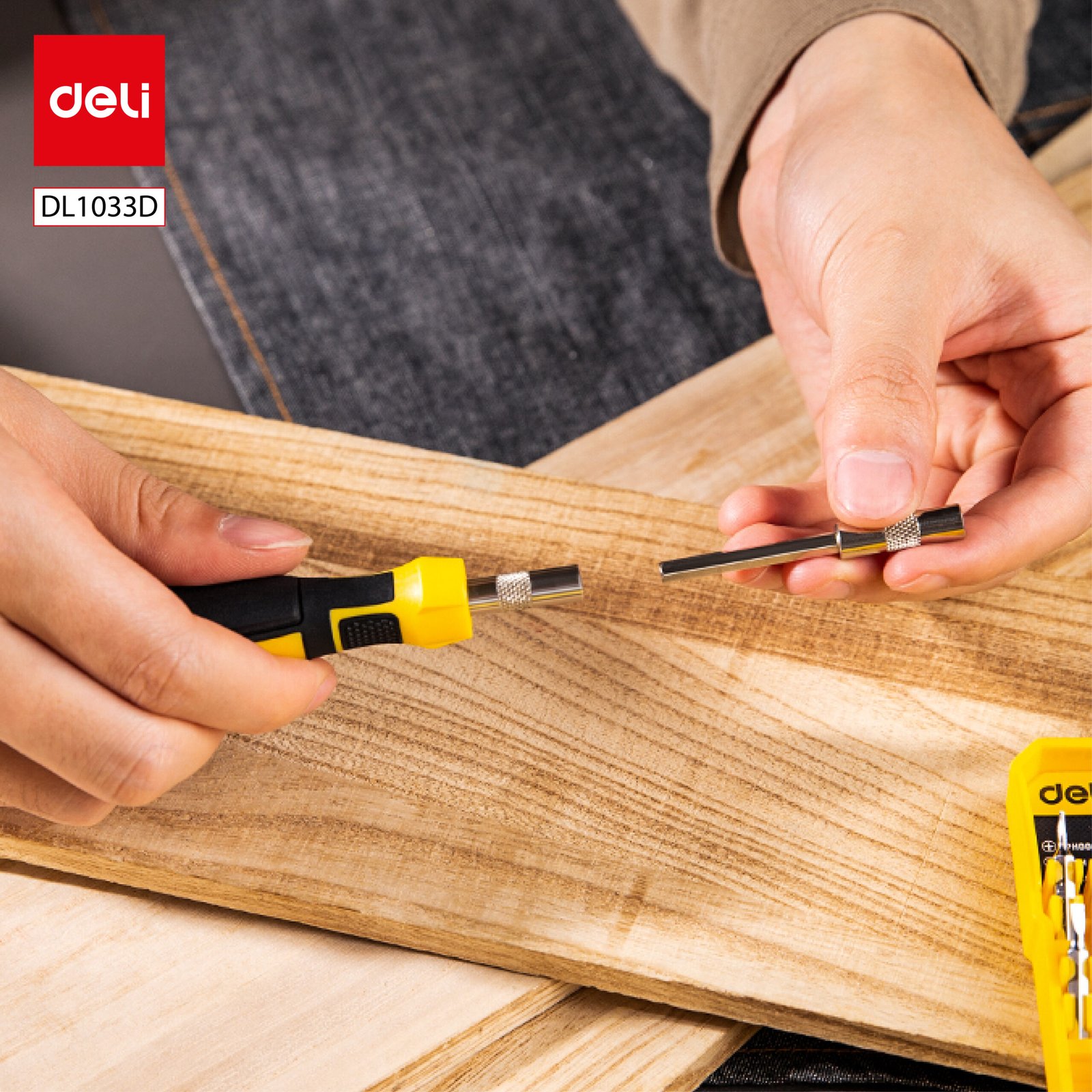 ديلي مجموعة مفكات براغي دقيقة - 33 قطعة/المجموعة - DL1033D