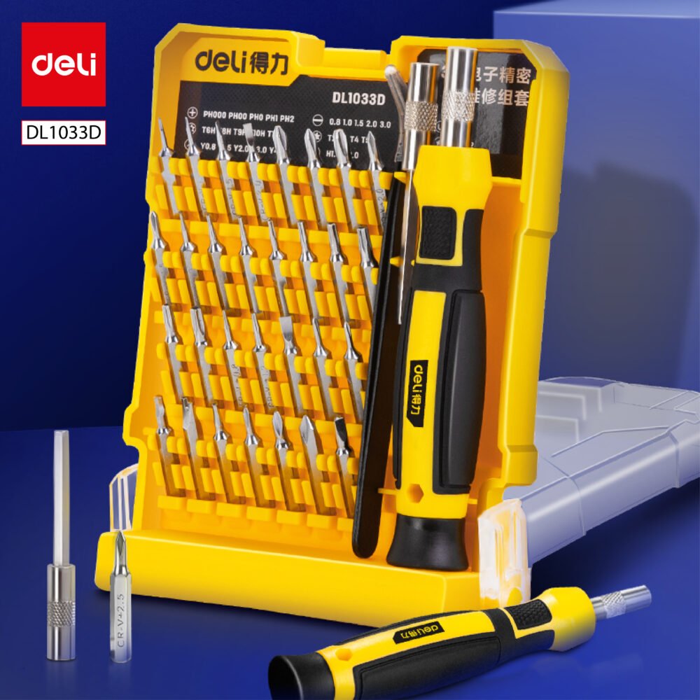 ديلي مجموعة مفكات براغي دقيقة - 33 قطعة/المجموعة - DL1033D