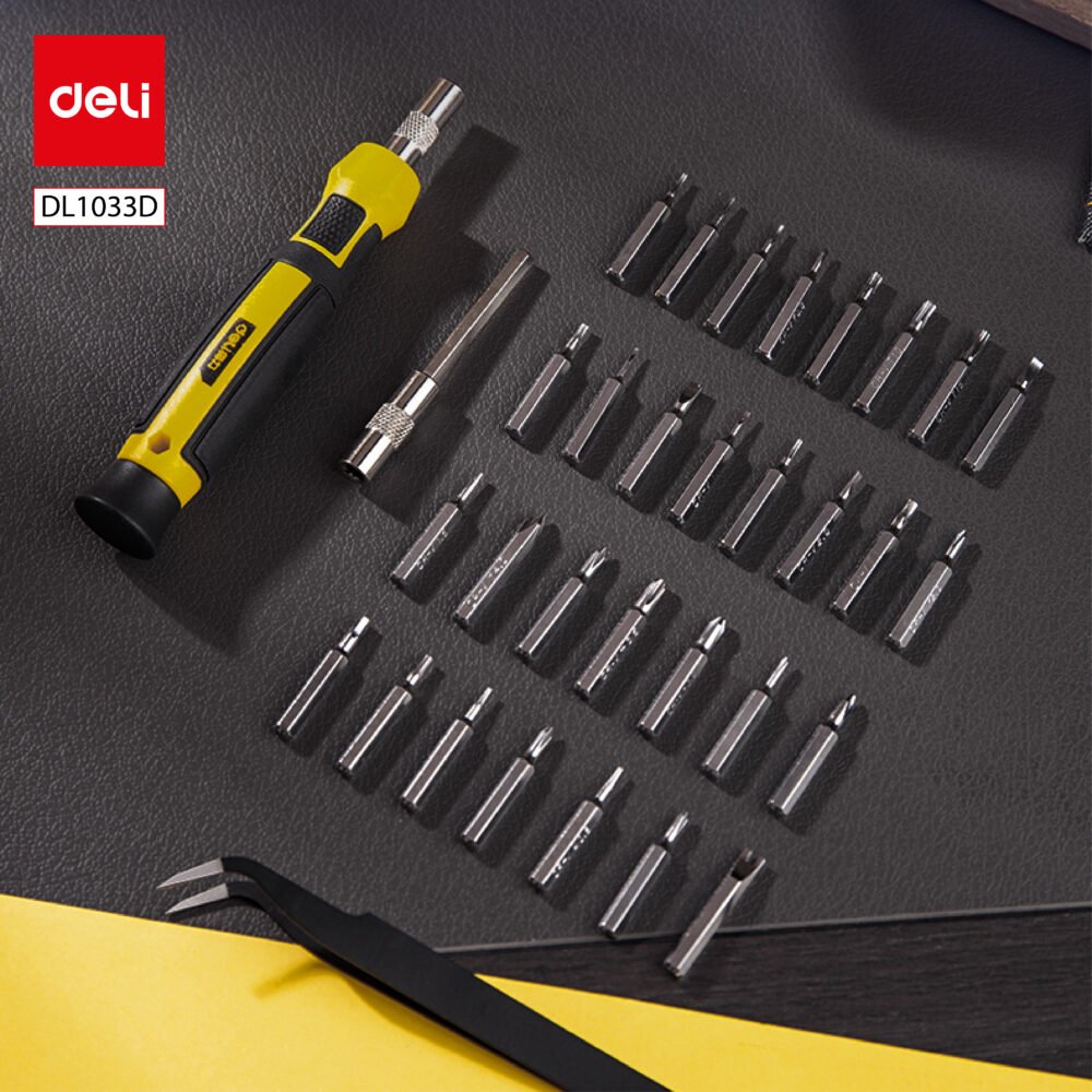 ديلي مجموعة مفكات براغي دقيقة - 33 قطعة/المجموعة - DL1033D