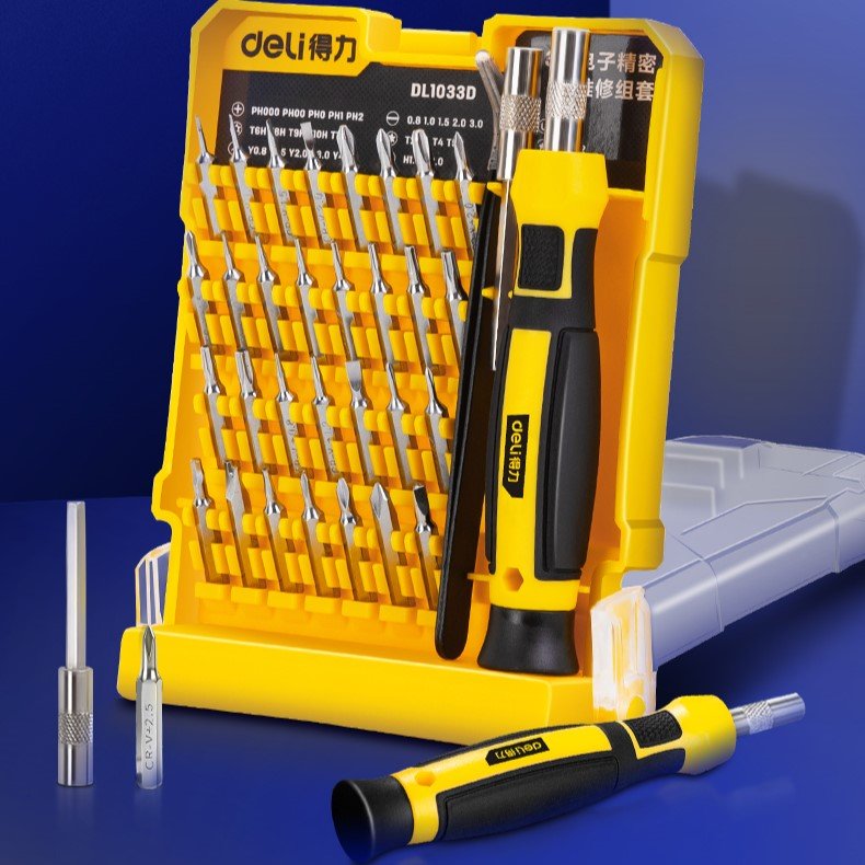 ديلي مجموعة مفكات براغي دقيقة - 33 قطعة/المجموعة - DL1033D