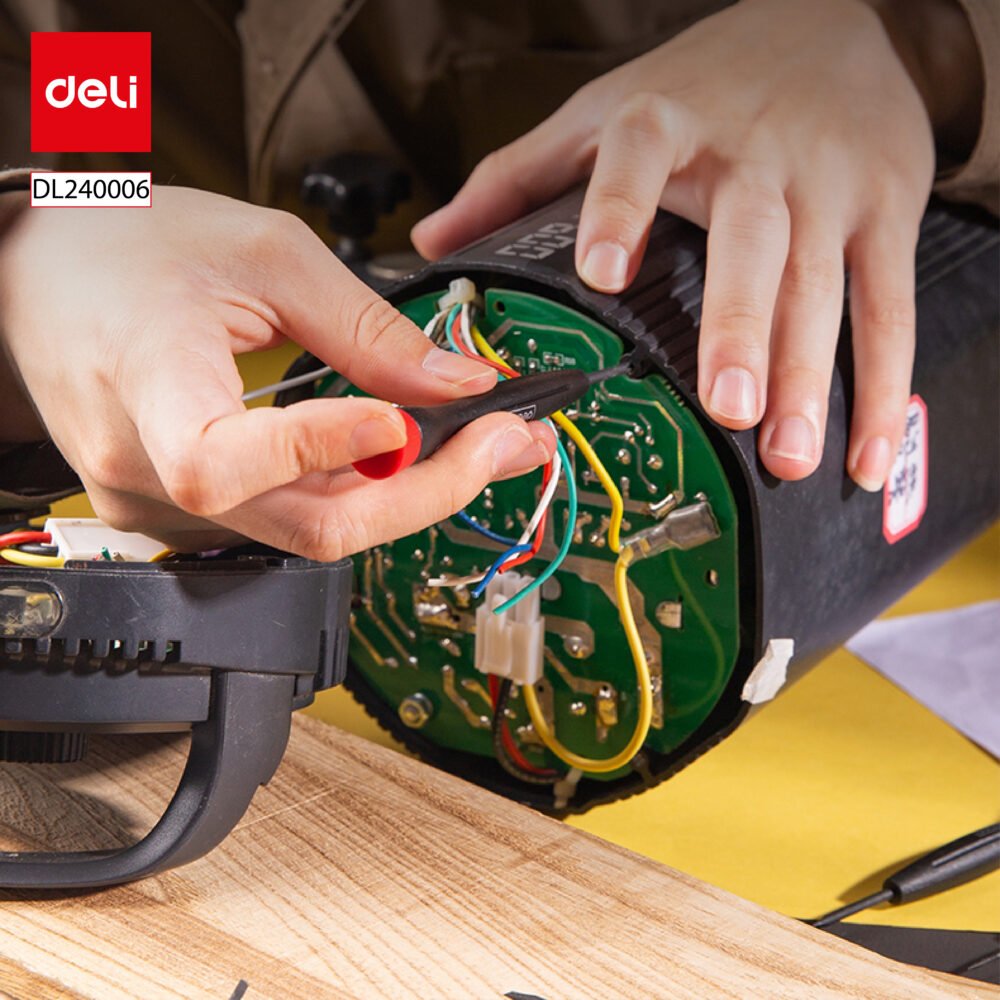 ديلي مفك براغي دقيق - مجموعة من 6 قطع - أصفر - DL240006