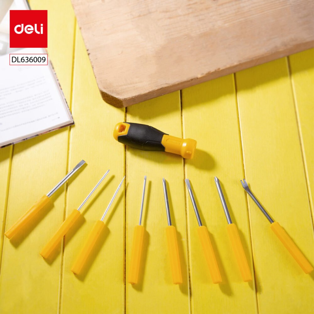 ديلي مجموعة مفكات براغي - 9 قطع/مجموعة - DL636009