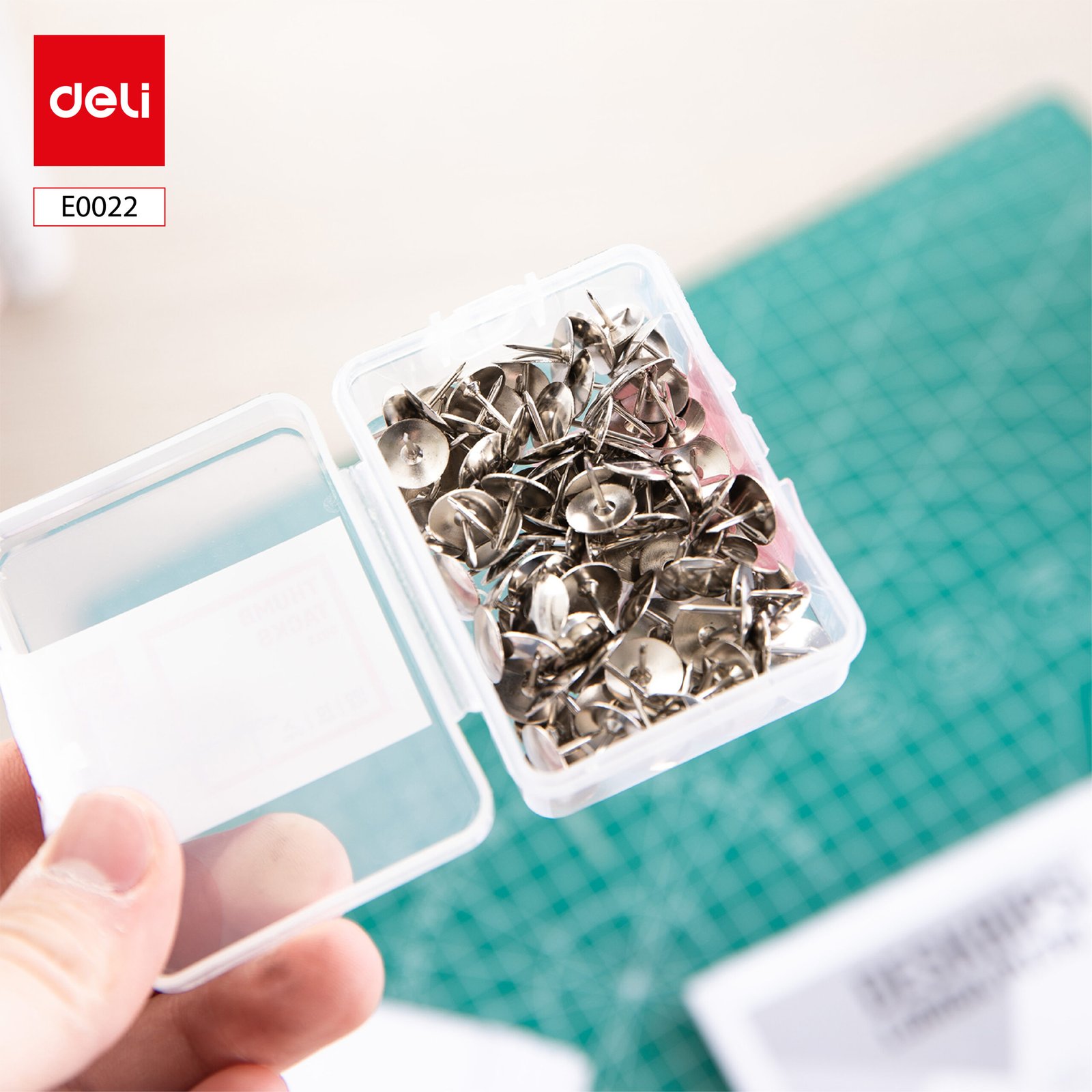 ديلي مسامير كبس - نمرة 3 - 10 مم - فضي - E0022