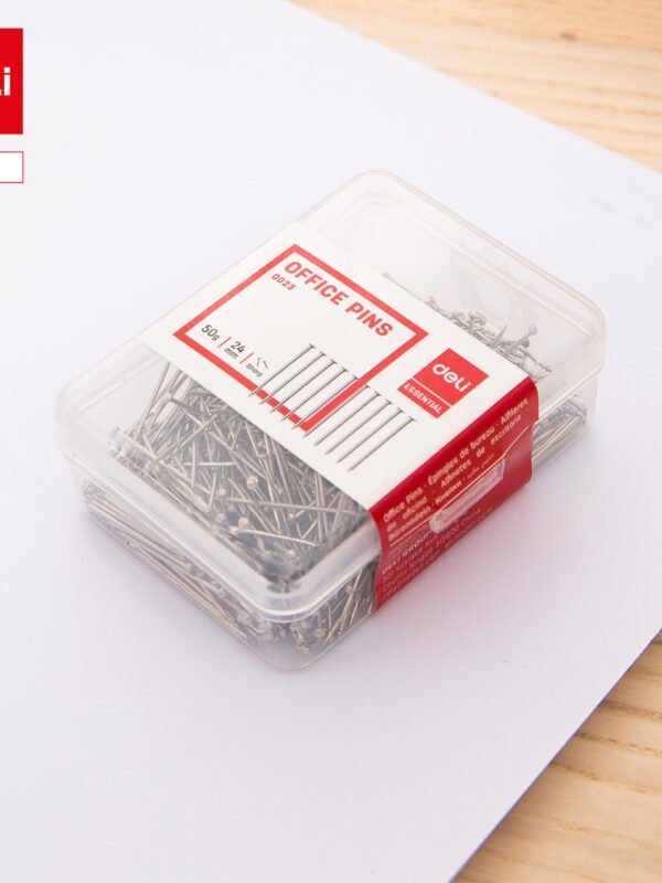 ديلي دبابيس مكتب - نمرة 2 - 24 مم، 1 إنش - فضي - E0023