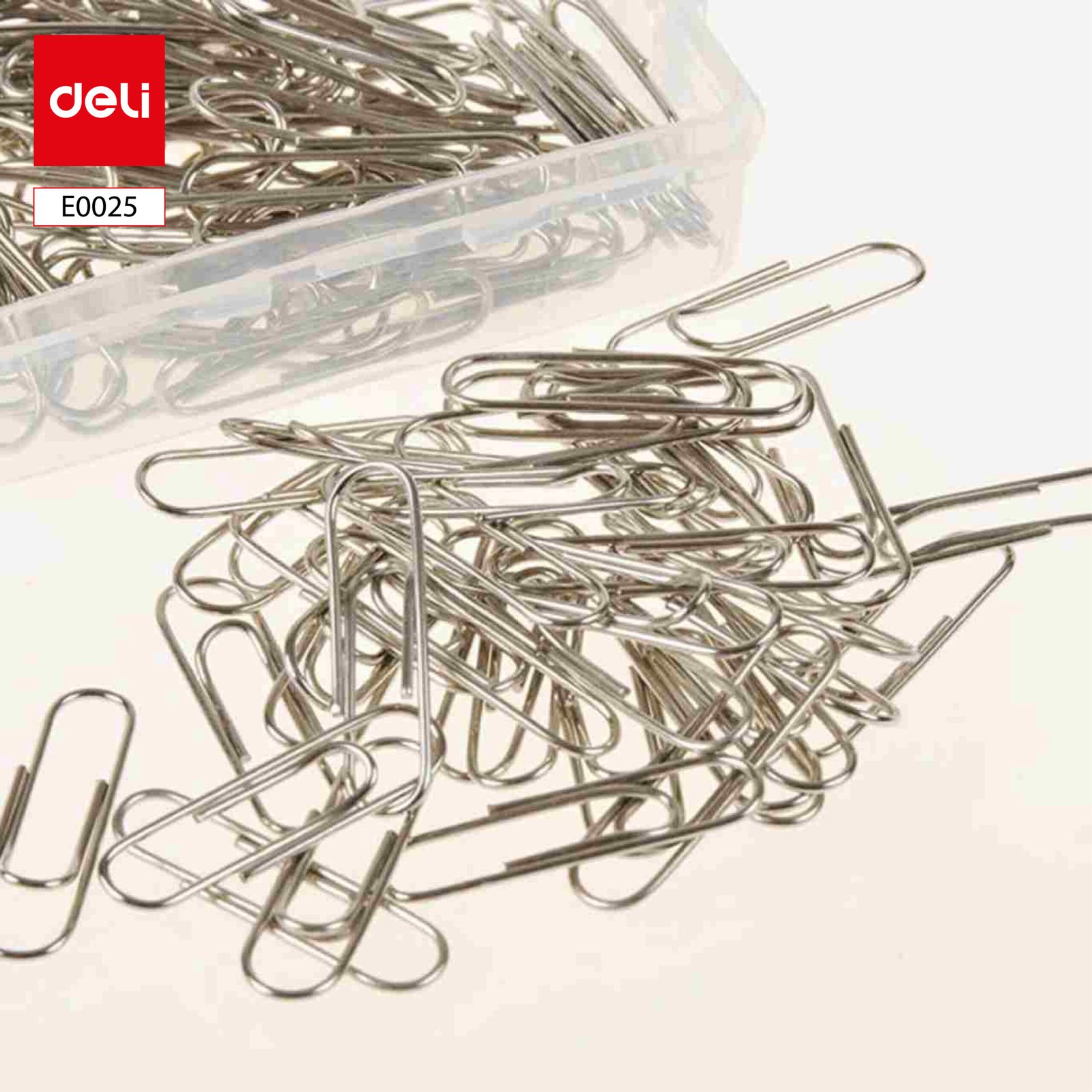 ديلي مشبك ورق - نمرة 3 - 29 مم - فضي - E0025